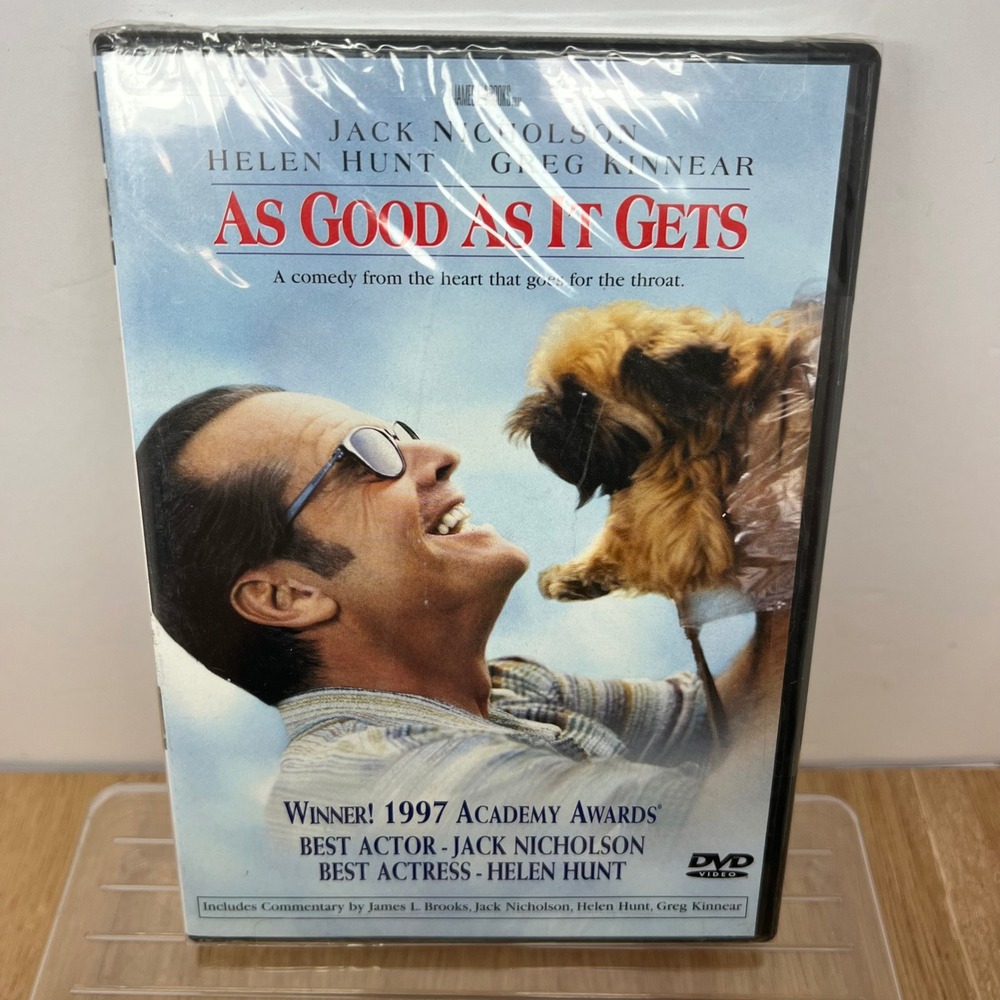 As Good As It Gets DVD 1997 Academy Award Winner Comedy Jack Nicholson Hunt NEW